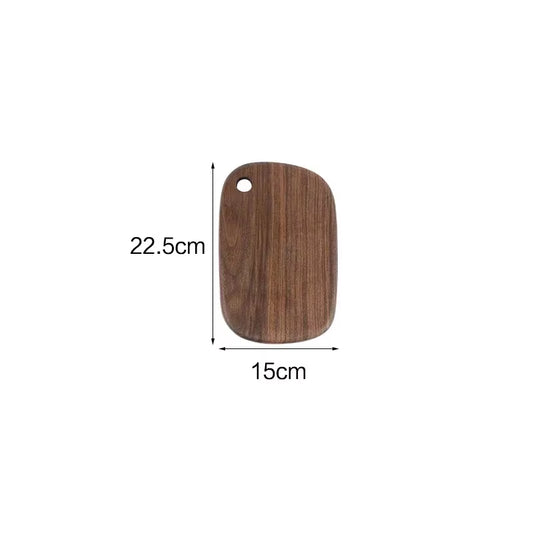 Black Walnut Cutting Board Solid Wood Chopping Boards Western Restaurant Solid Wood Bread Board with Handle Cutting Board