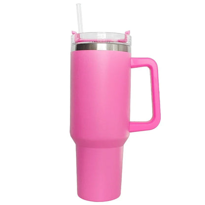 40Oz Mug Tumbler with Handle Insulated Tumbler with Straw 