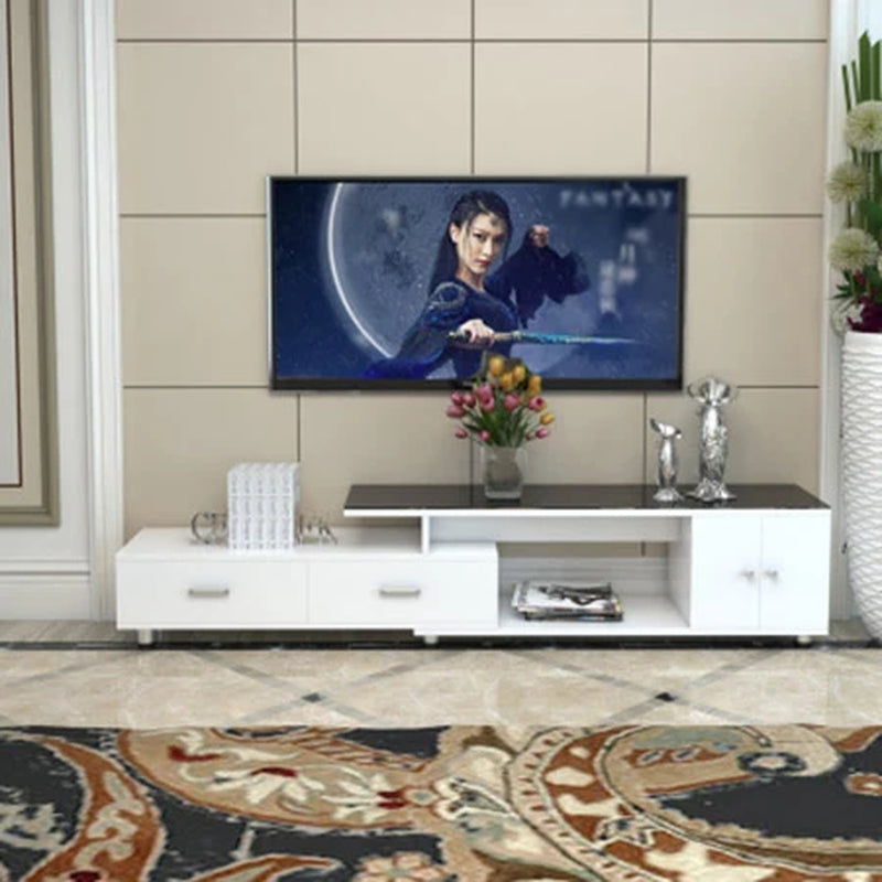 White Timber TV Buffet