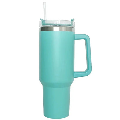 40Oz Mug Tumbler with Handle Insulated Tumbler with Straw 