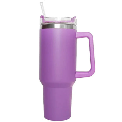 40Oz Mug Tumbler with Handle Insulated Tumbler with Straw 