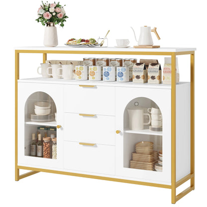 White Buffet Cabinet 