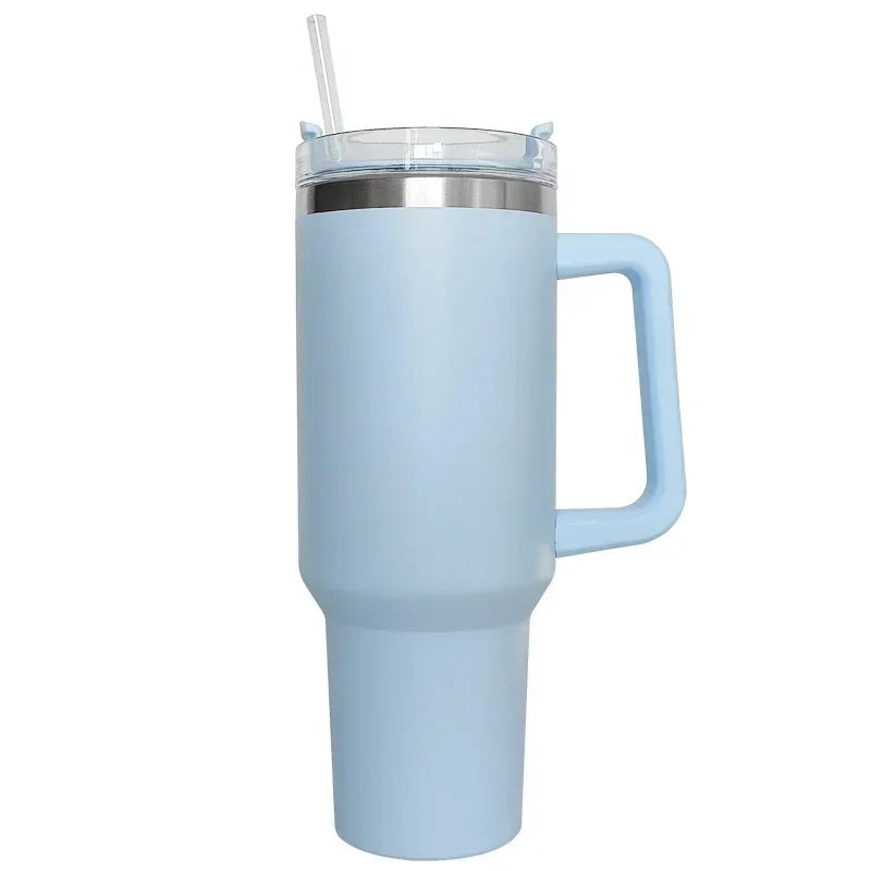 40Oz Mug Tumbler with Handle Insulated Tumbler with Straw 