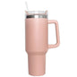 40Oz Mug Tumbler with Handle Insulated Tumbler with Straw 