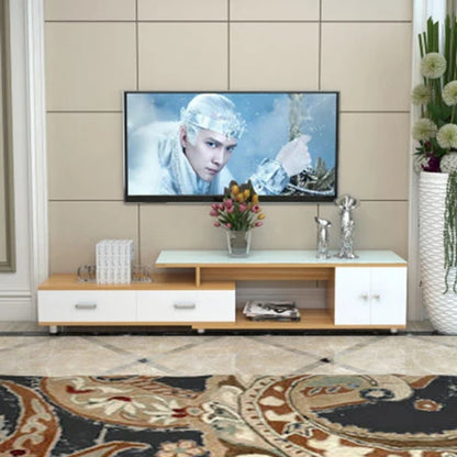 White Timber TV Buffet