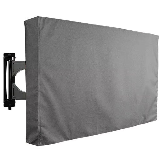 Weatherproof Dust-Proof Outdoor TV Cover Beige 70" 75" 40" 46" 50" 55" 60" 65" Protect TV Screen Garden Patio Outdoor TV Cover